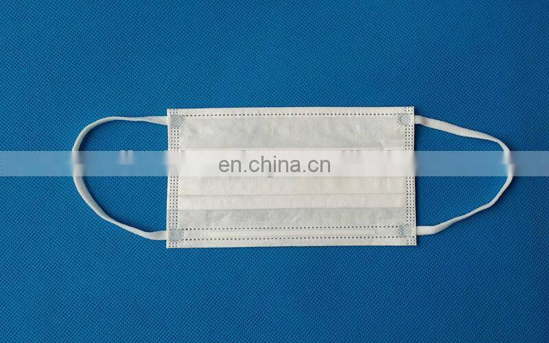 Blue round ear loop 3ply Medical disposable nonwoven face mask