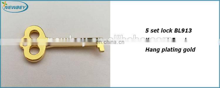 Gold Color Wooden Jewerlry Box Lock Wooden Case Lock In Five Set