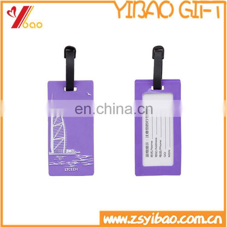 Custom soft PVC funny pineapple Luggage Tag with colorful color