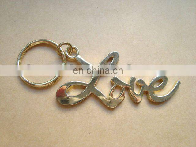 metal love letter key chain as Valentine gift