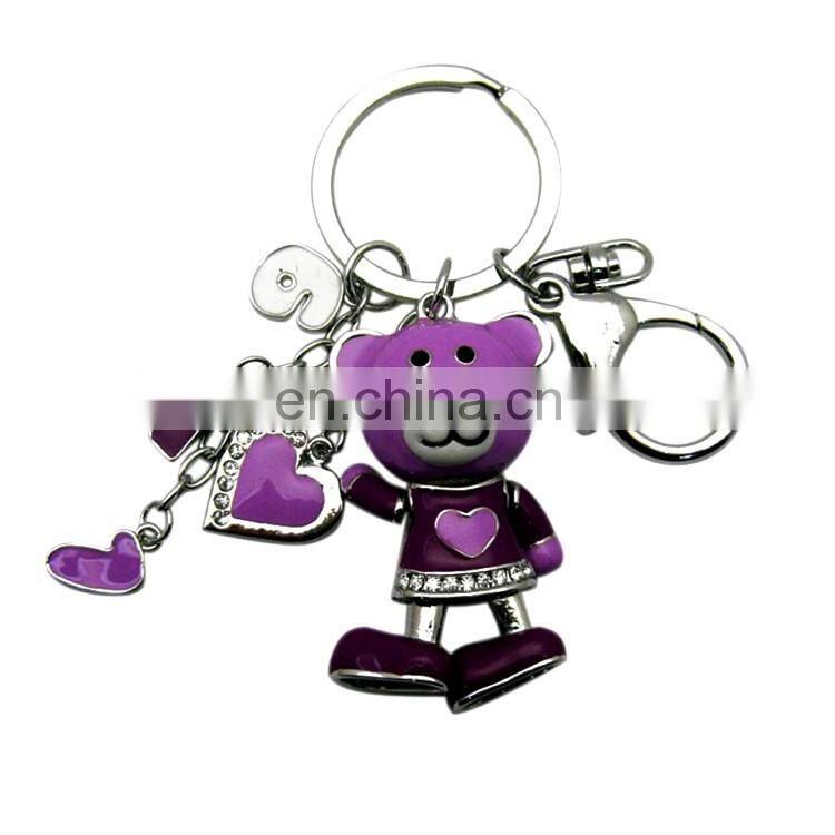 Newest customized High-grade rhinestone crystal ball keychain