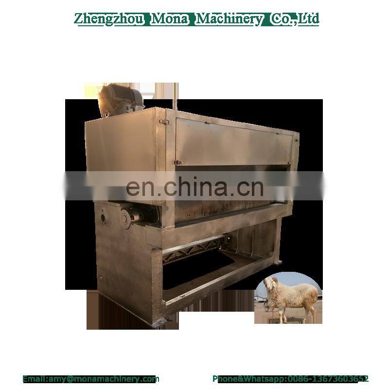 Sheep goat mutton skin hair removing machine|goat skin hair de haring machine