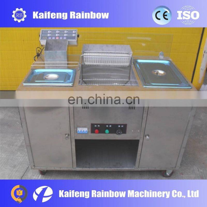 Industrial Made in China 2 tank potato chip frying machine chicken fryer for restaurant