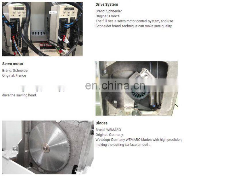 A8-500 aluminium profile precision double mitre saw