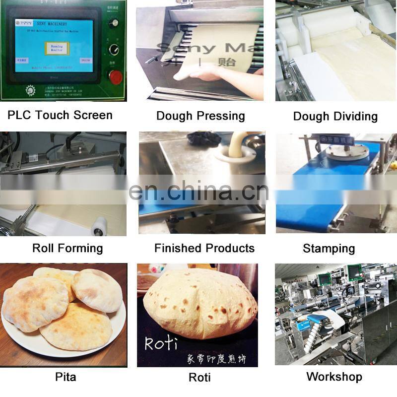Commercial Automatic Pita Chapati Bread Processing Machine