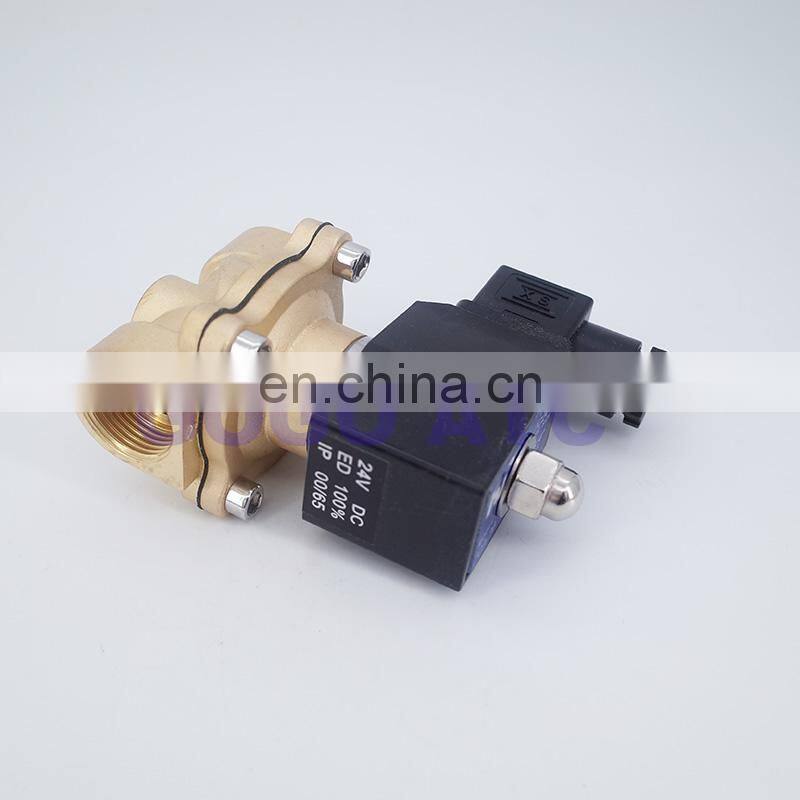 GOGO AC220V 24V DC 12V DC 2 way brass solenoid valve vacuum -1bar-1bar 1 inch normally close vacuum pump solenoid valve
