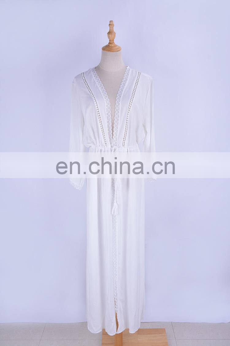 Plus size Red Cotton Beach Dress Embroidery Robe de Plage Bikini cover up Beachwear Pareos de Playa Mujer Beach tunic Cover ups