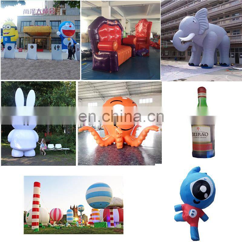 Customized Lightweight Inflatable Cartoon Mouse For Park And Advertising