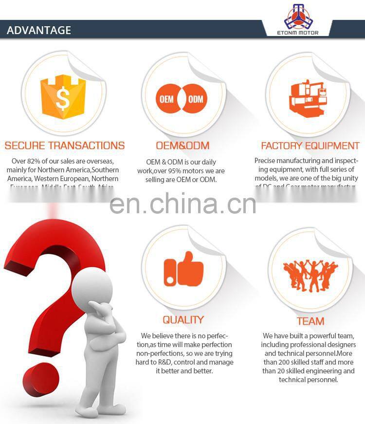 high torque 12v 24v dc gear motor 150kg.cm