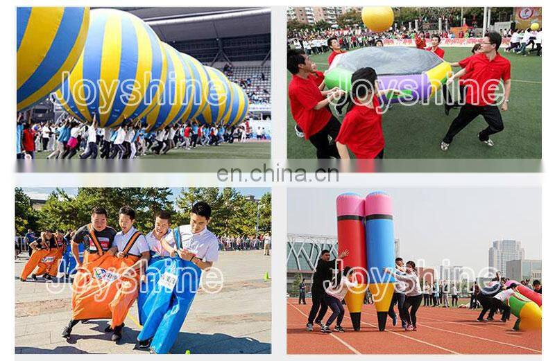 Outdoor Interactive Inflatable Team Building Games Obstacle Course Wipeout Equipment Team Sports Games Set For Kids Adult