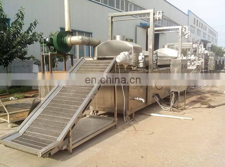 Industrial Automatic French Fries Sweet Potato Chips Peeler Slicer Washing frying Making Machine Price