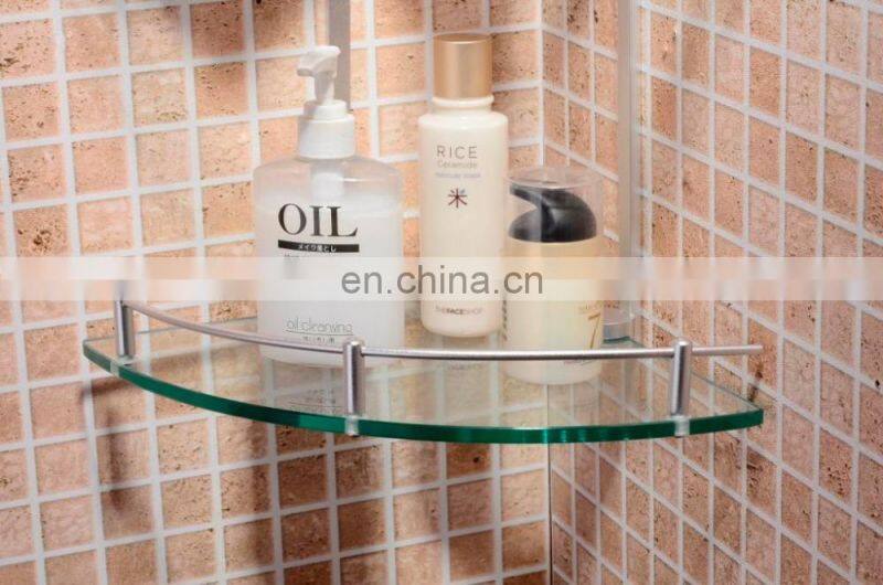 China factory manufacture safety Clear and colored Tempered Glass bathroom shelf 4mm 5mm 6mm 8mm 10mm