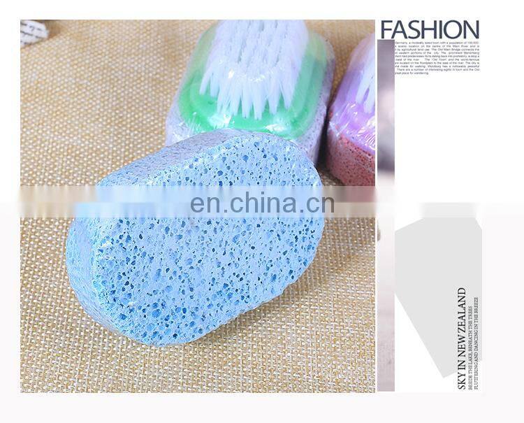 Cheap price dead skin remove tools pedicure pumice stone with Brush for Feet