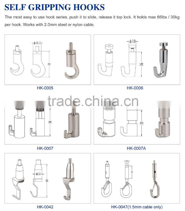High tensile steel spring hook
