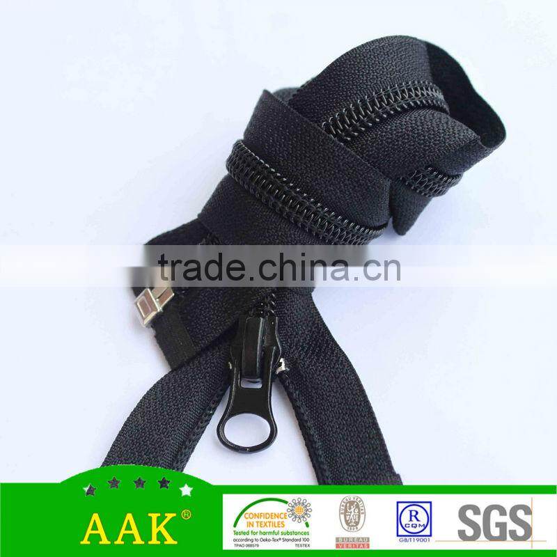 China supplier 5# auto lock with pin and box nylon zipper