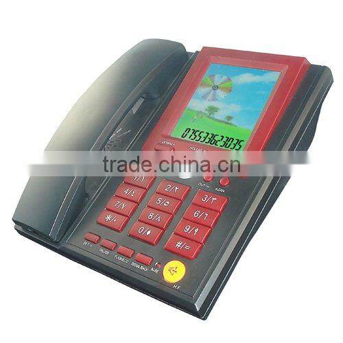 Big LCD Display Telephone with Calculator