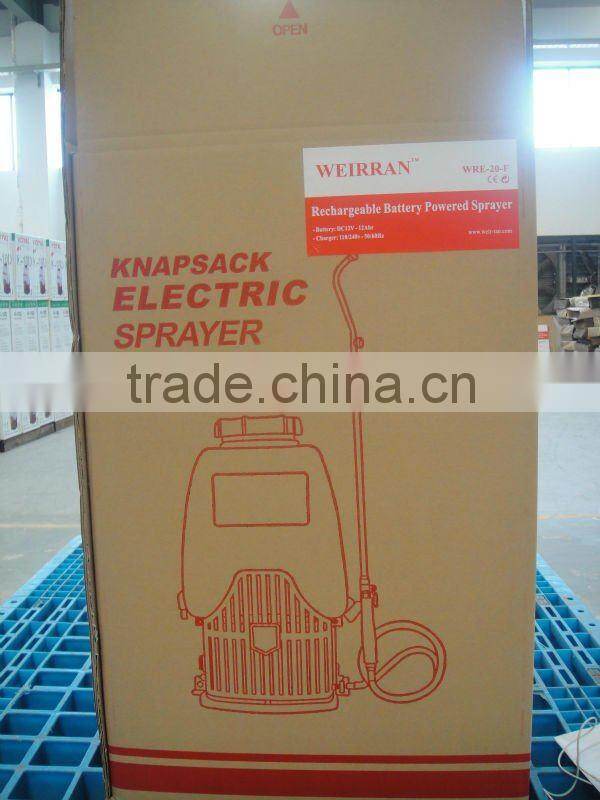 (2524) agriculture portable electric 20l backpack rechargeable battery sprayer