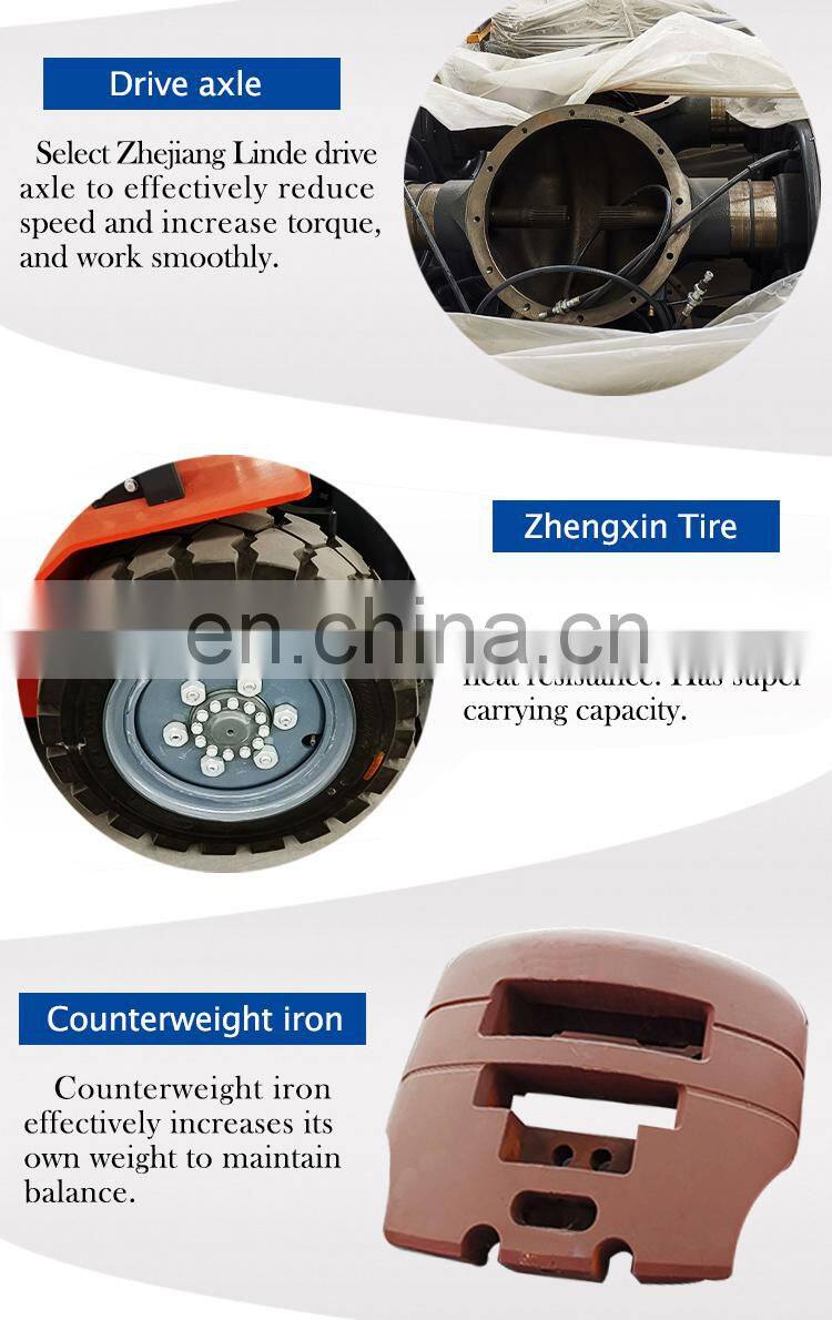 Diesel Mini Forklift Truck Small Rough Terrain Forklift Price LPG Forklift 3 ton 4 ton 5 ton