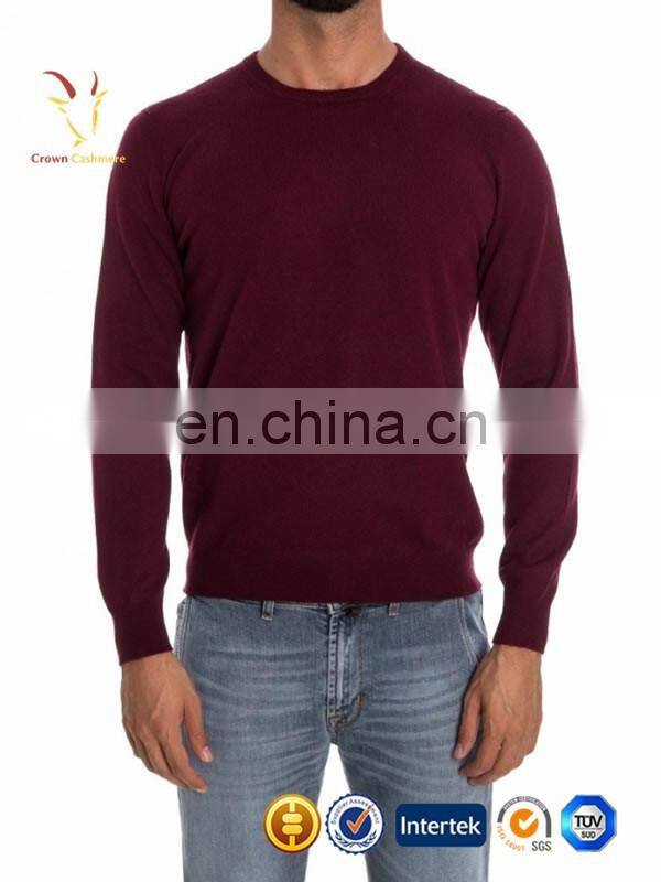 High Quality Classic Crew Sweater Woollen Pullover for Men