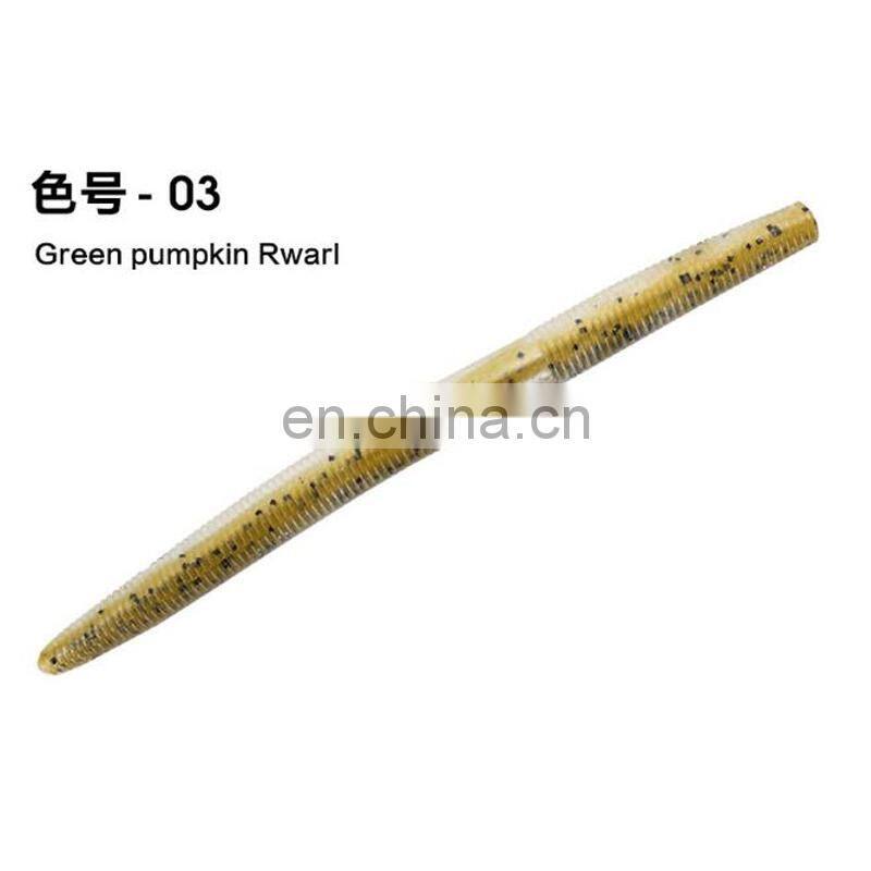 Amazon 13.5cm 10g Super Soft Plastic Wacky Grub Worm Fishing Bait Bass Fishing Lure