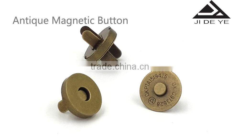 12mmx2mm antique metal magnetic button
