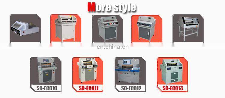 NO MOQ heavy duty book guillotine paper cutter automatic electric paper cutting machine price manufacturer