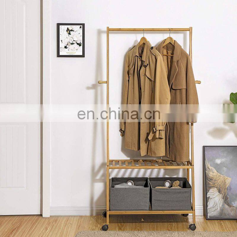 Factory Price Folding Three Tier Home Decor Shelves Decorative Bamboo Wall Shelf Wood For Sale