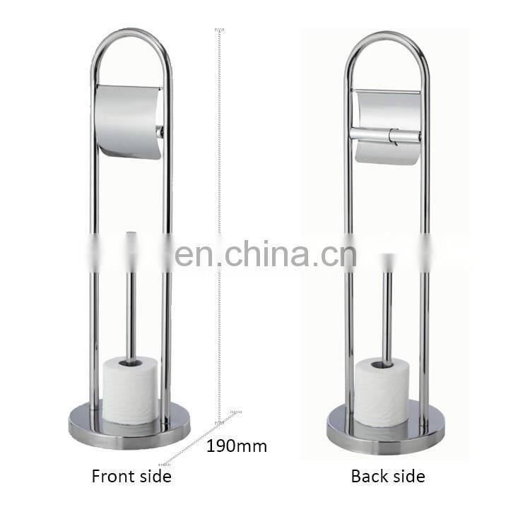 Stainless Steel Free Standing Toilet Paper Holder