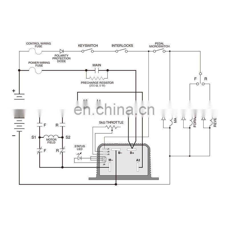 Replacing Curtis 60V 72V 1205M-6B403 PMC 400A DC Motor Controller
