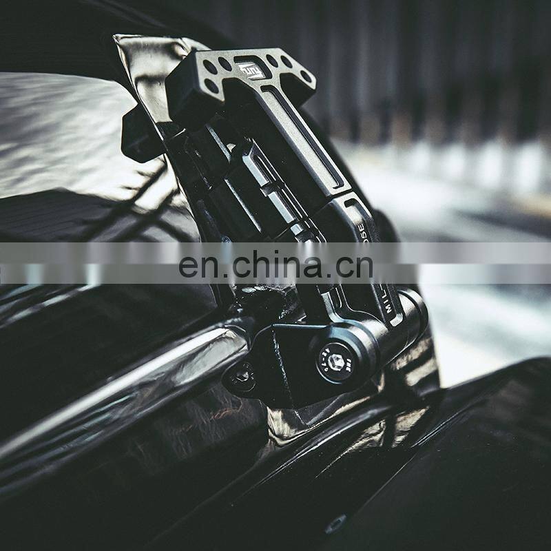 Black Aluminum Hood Catch for Jeep Wrangler JK 4x4 Accessories Maiker Manufacturer Hood Lock