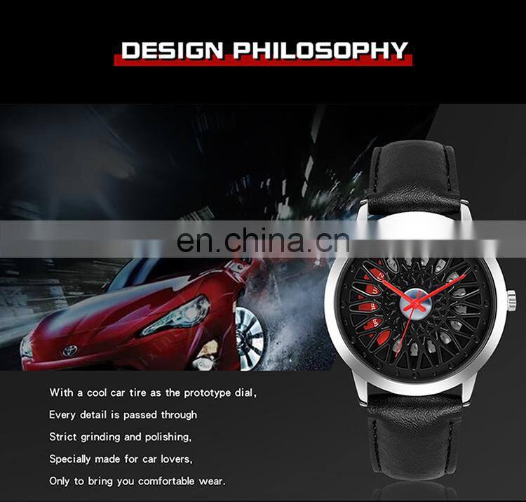 SANDA P1060 Quartz watch for men fashion sport unique dial style leather modern watch winder box
