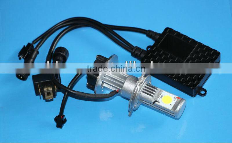High Power 50w Car LED Headlight H4 H/l bixenon Moving Xenon Low beam