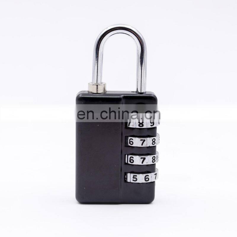 2020 new arrival 4 digit zinc alloy combination travel locks luggage padlock kid suitcase lock