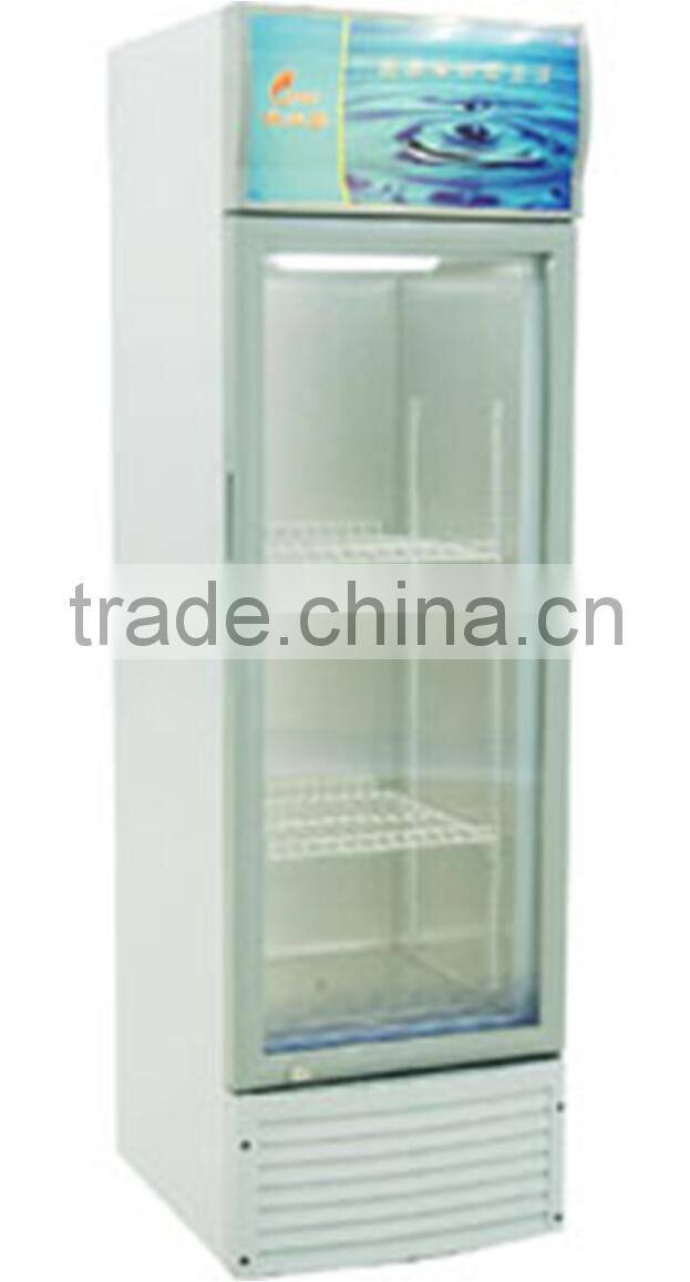 LC-318 supermarket display glass door upright showcase price for sale