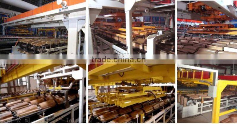 Clay ceramic tile making machine with automatic ceramic tile production line design and construction