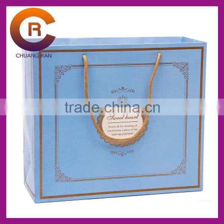 Red lovely deer good quality custom cheap christmas gift bags