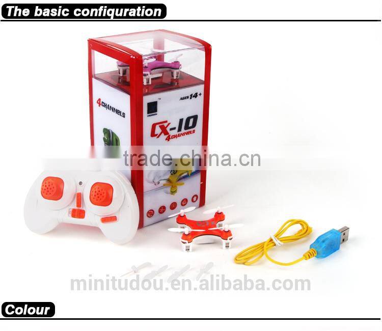 2014 New Cheerson Nano Quadcopter CX10 CX-10 Mini RC Quadcopter Hand Toy