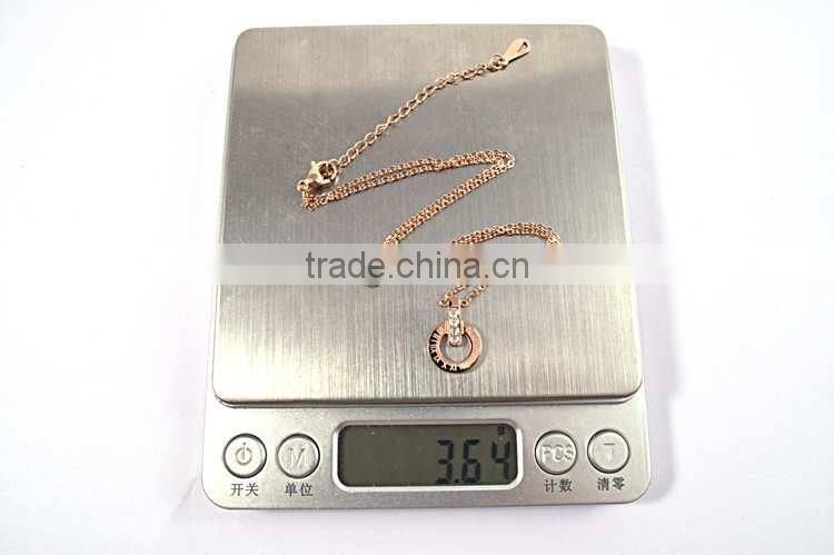 New Arrival Engraved Coin Necklace Long Chains Charms Necklace Round Pendant necklace for women gift jewelry