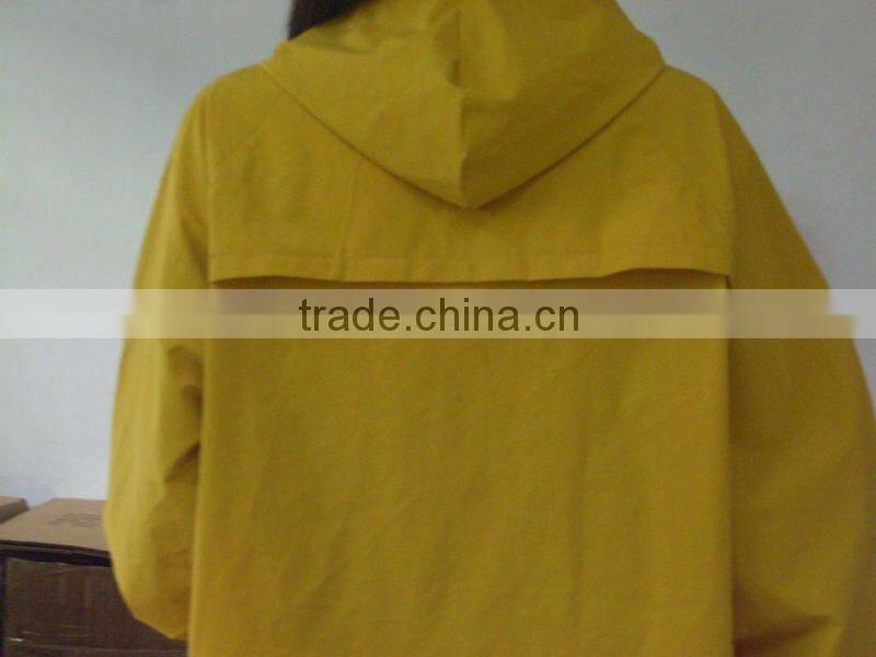 Long Hooded Waterproof Raincoat For Men
