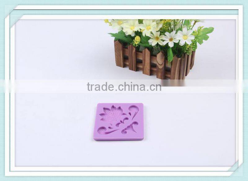 BEST SALE customed leaf shape silicone cupcake molds for cake decorating