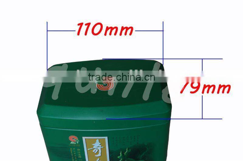 Printing Square Tin Packaging Green Tea Can