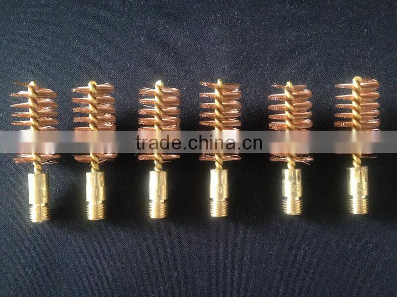 Gun cleaning bronze wire bore brass brush wholesale