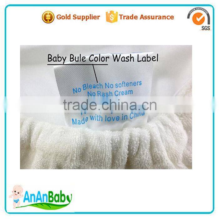 AnAnBaby Blue Color Wash Label Newborn Baby Diaper Factory
