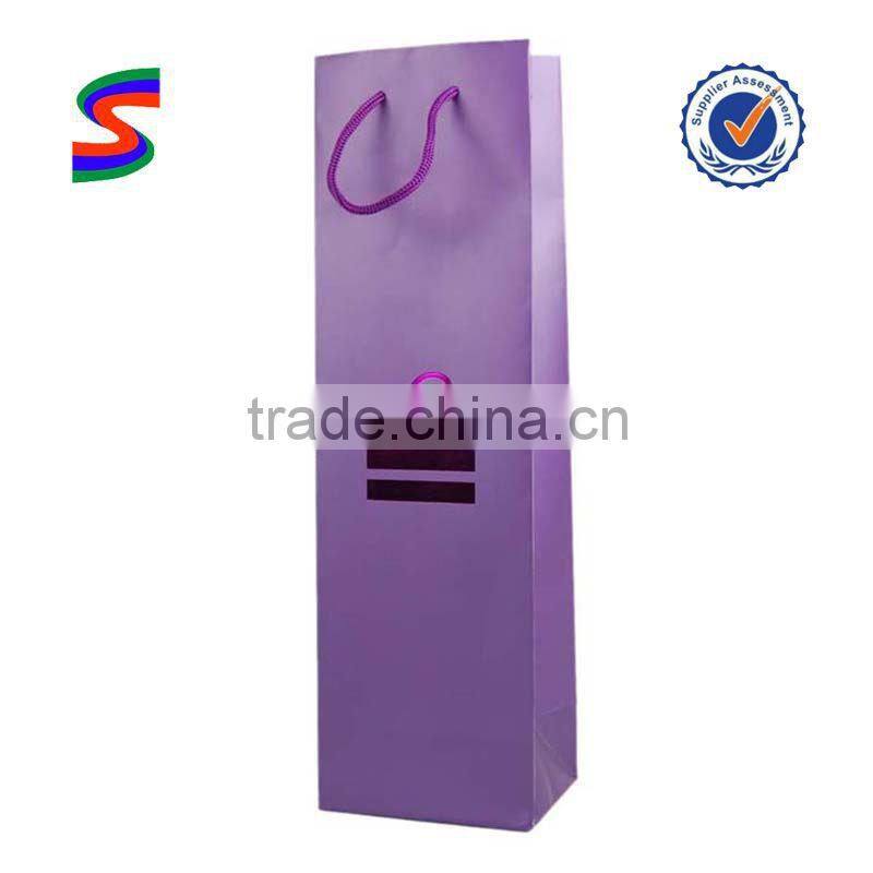 Paper Wine Packaging Bags Brown Wine Bag