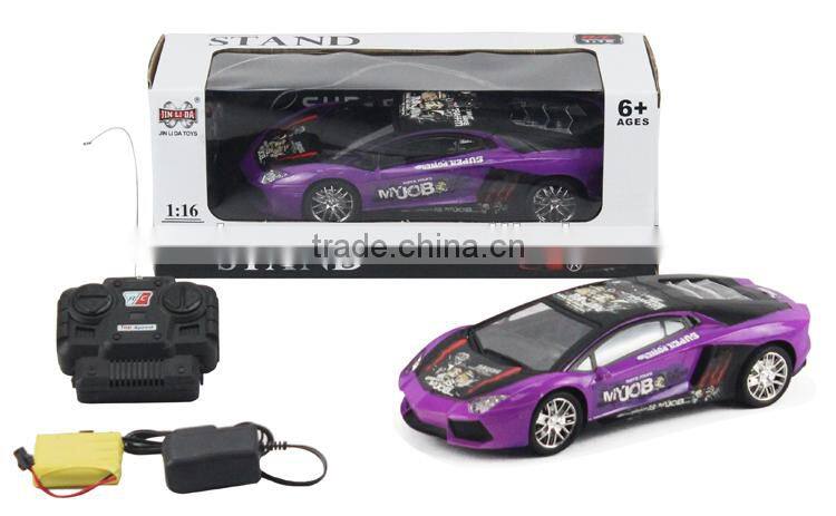 Wholesale four function mini rc racing model cars toy