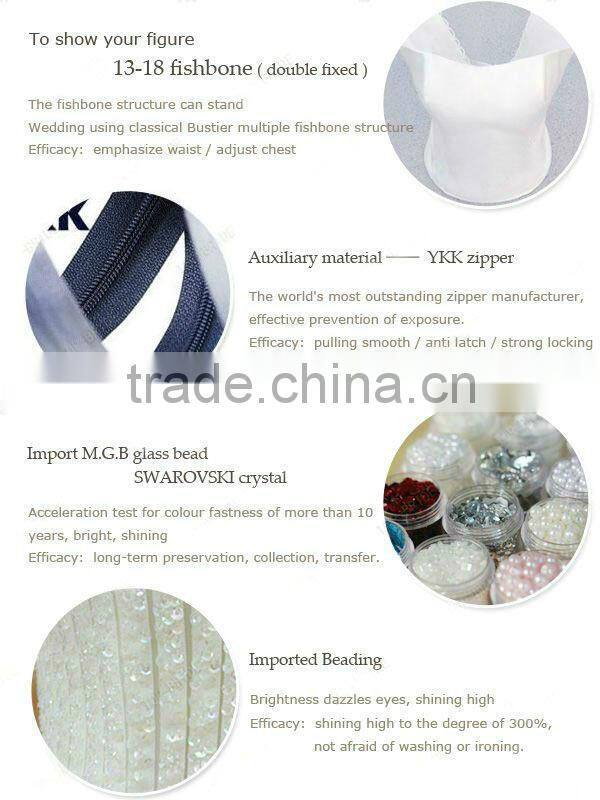 Floor Length Sweetheart Beaded Red and White New Arrival High Quality Wedding Dress / Evening Dresses