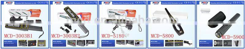 Hand Held Metal Detector Price/Secure Wand Hand-held Metal Detector/Handle Detector MCD-3003BB1