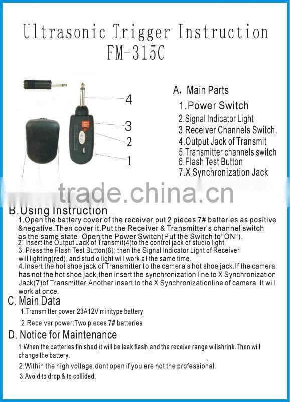 Dison FM 315C magic lighting remote control, wifi remote control battery led light with remote control receiver