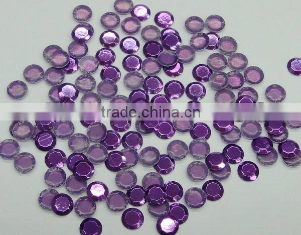 CRYSTAL ACE Hot fix octagon rhinestud supply, Iron on Rhinestuds