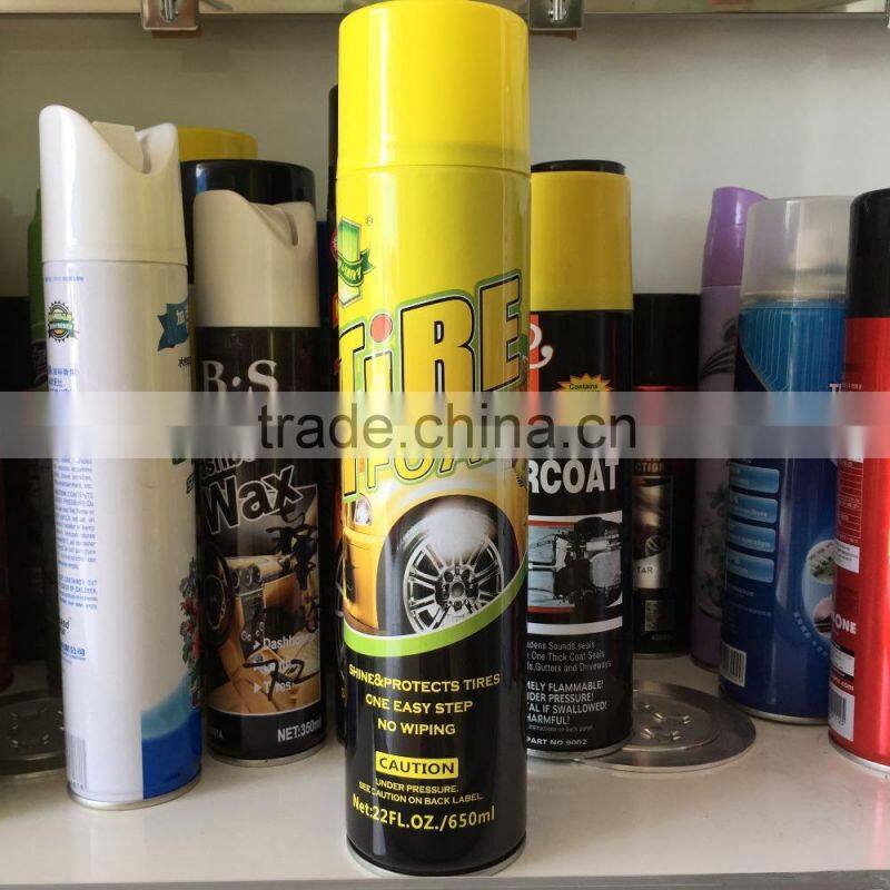650ml shinny tire foam cleaner